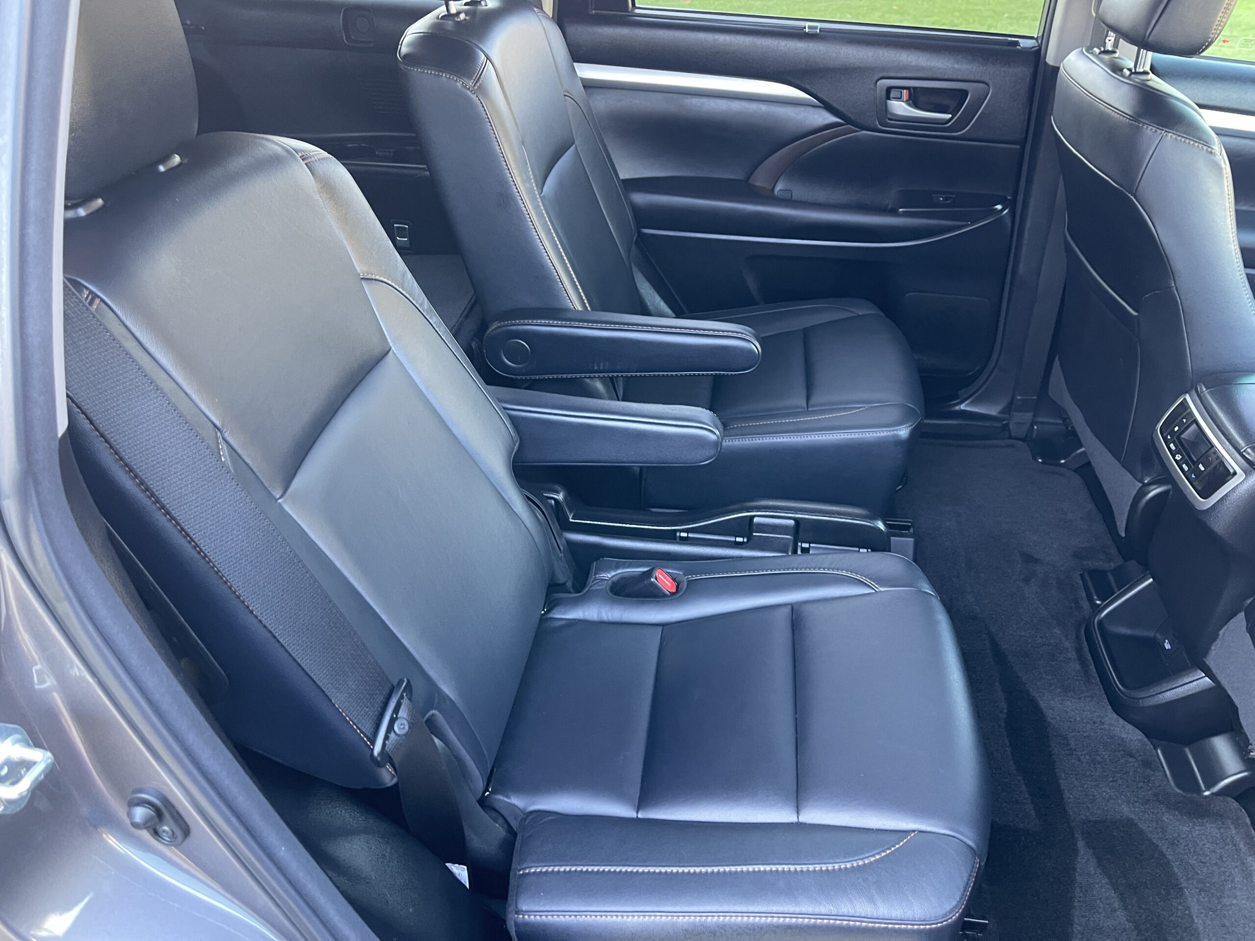 2017 Toyota Highlander Backseat - Cleaned